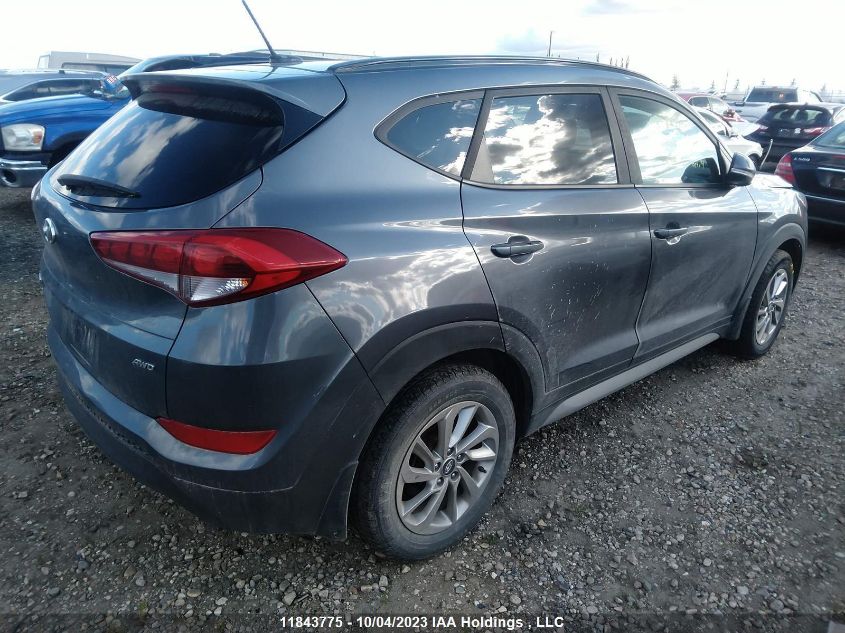 2017 Hyundai Tucson Se VIN: KM8J3CA42HU580219 Lot: 11843775X