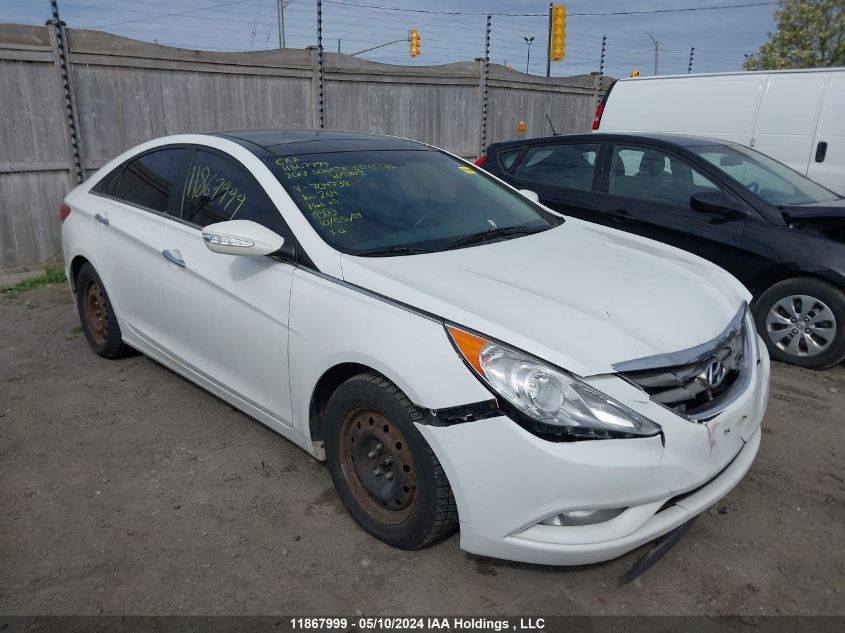 2013 Hyundai Sonata Limited W/Navi VIN: 5NPEC4AC2DH704738 Lot: 11867999