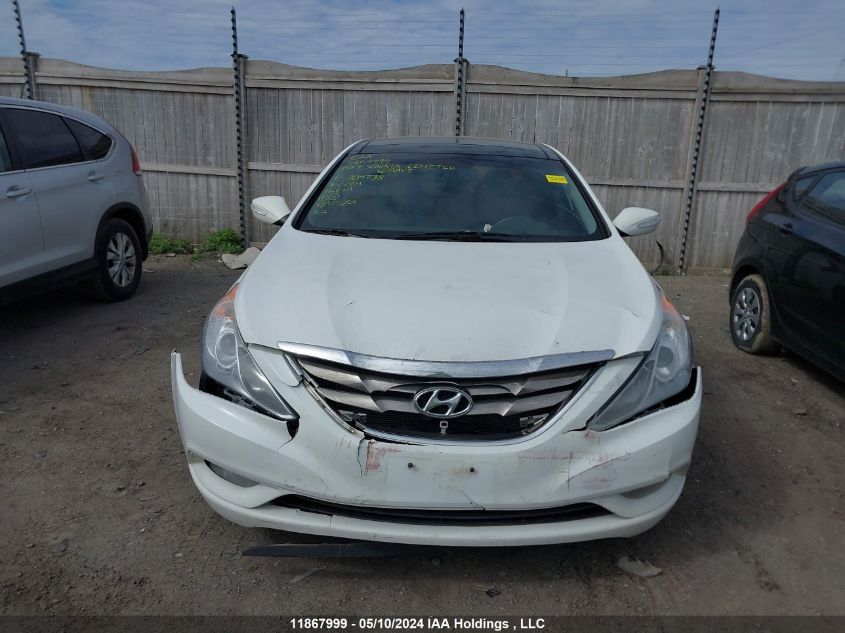 2013 Hyundai Sonata Limited W/Navi VIN: 5NPEC4AC2DH704738 Lot: 11867999