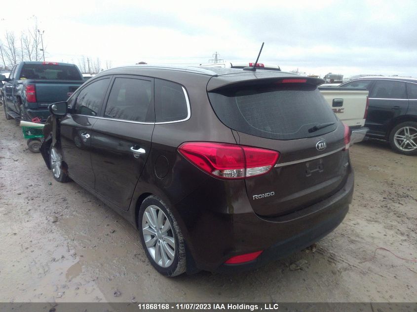 2014 Kia Rondo Ex/Ex W/3Rd Row VIN: KNAHU8A3XE7045960 Lot: 11868168