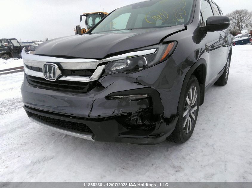 2021 Honda Pilot Ex VIN: 5FNYF6H3XMB506817 Lot: 11868230