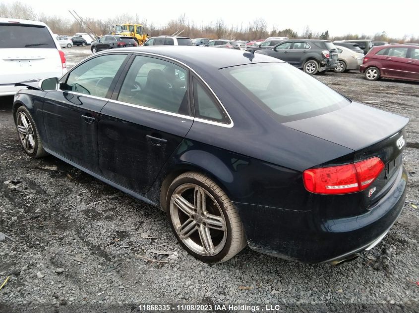 2011 Audi S4 Premium VIN: WAUHGCFL7BA057100 Lot: 11868335