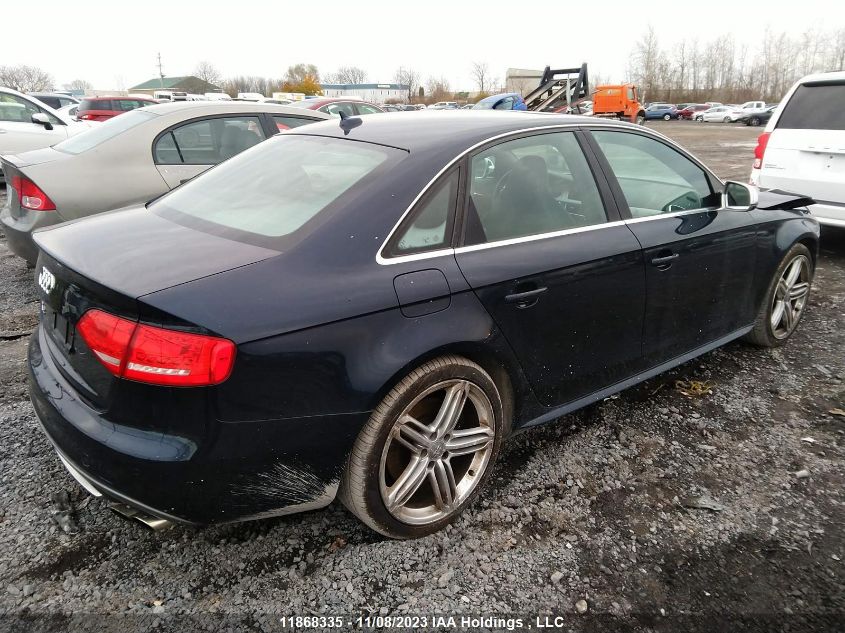 2011 Audi S4 Premium VIN: WAUHGCFL7BA057100 Lot: 11868335