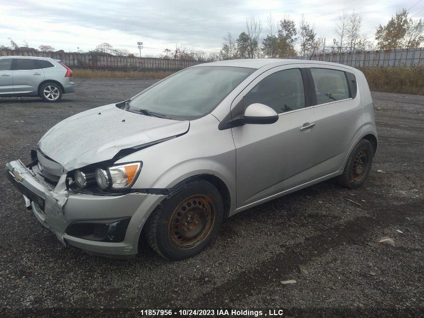 2012 Chevrolet Sonic Lt VIN: 1G1JC6EH5C4213299 Lot: 11857956X