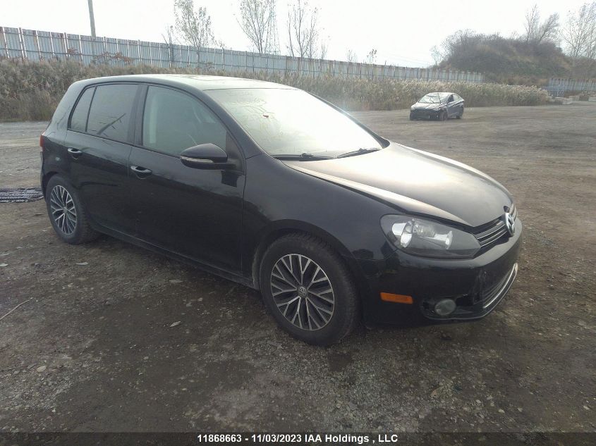 2012 Volkswagen Golf VIN: WVWDM7AJ9CW021744 Lot: 11868663