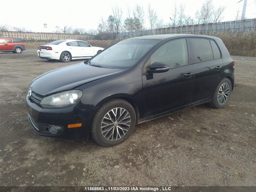 2012 Volkswagen Golf VIN: WVWDM7AJ9CW021744 Lot: 11868663