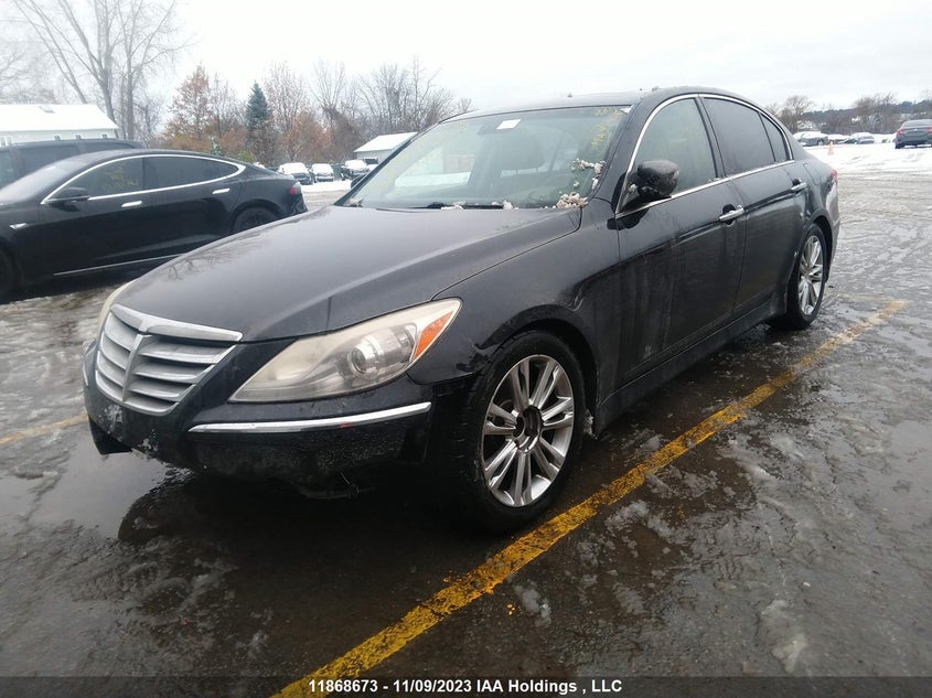 2013 Hyundai Genesis VIN: KMHGC4DD2DU237755 Lot: 11868673