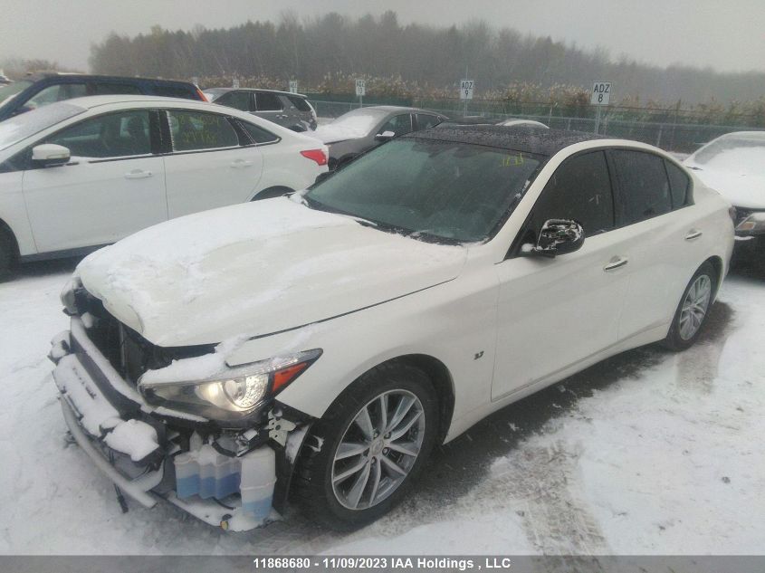 2015 Infiniti Q50 VIN: JN1BV7AR0FM390201 Lot: 11868680