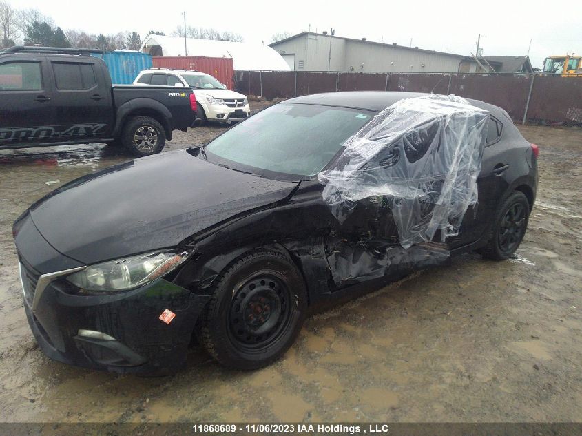 2016 Mazda Mazda3 Gx VIN: 3MZBM1K74GM242744 Lot: 11868689