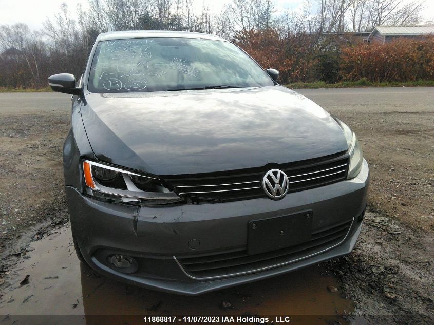 2011 Volkswagen Jetta Sedan Comfortline/Sportline VIN: 3VWDX7AJ2BM026707 Lot: 11868817