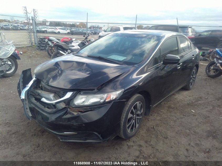 2015 Honda Civic Lx VIN: 2HGFB2F57FH019198 Lot: 11868908