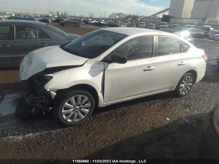 2015 Nissan Sentra Sv/S/Sr/Sl VIN: 3N1AB7AP7FL648291 Lot: 11868968