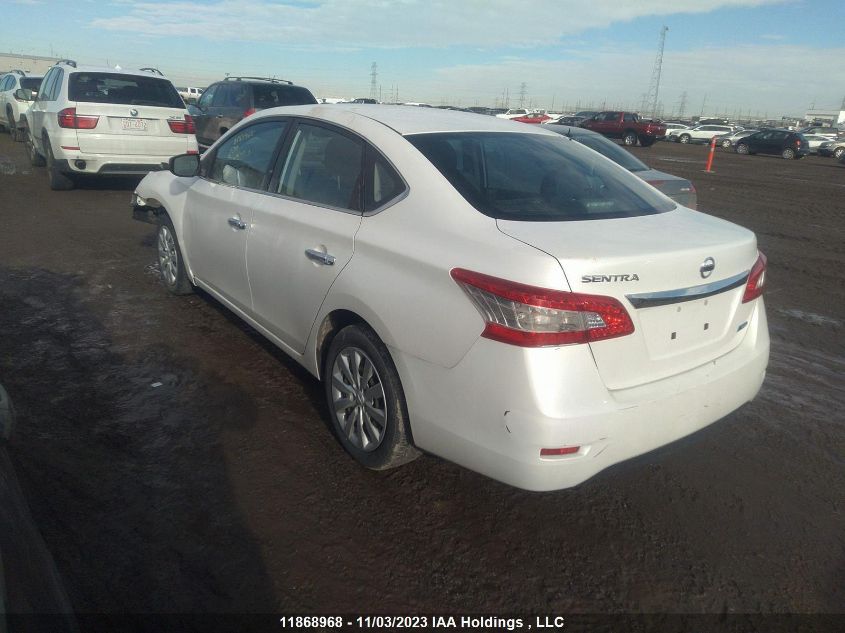 2015 Nissan Sentra Sv/S/Sr/Sl VIN: 3N1AB7AP7FL648291 Lot: 11868968