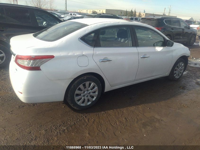 2015 Nissan Sentra Sv/S/Sr/Sl VIN: 3N1AB7AP7FL648291 Lot: 11868968