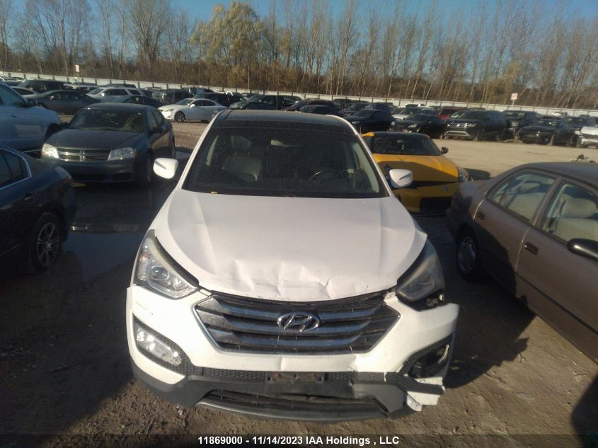 2013 Hyundai Santa Fe Se VIN: 5XYZUDLA3DG073483 Lot: 11869000