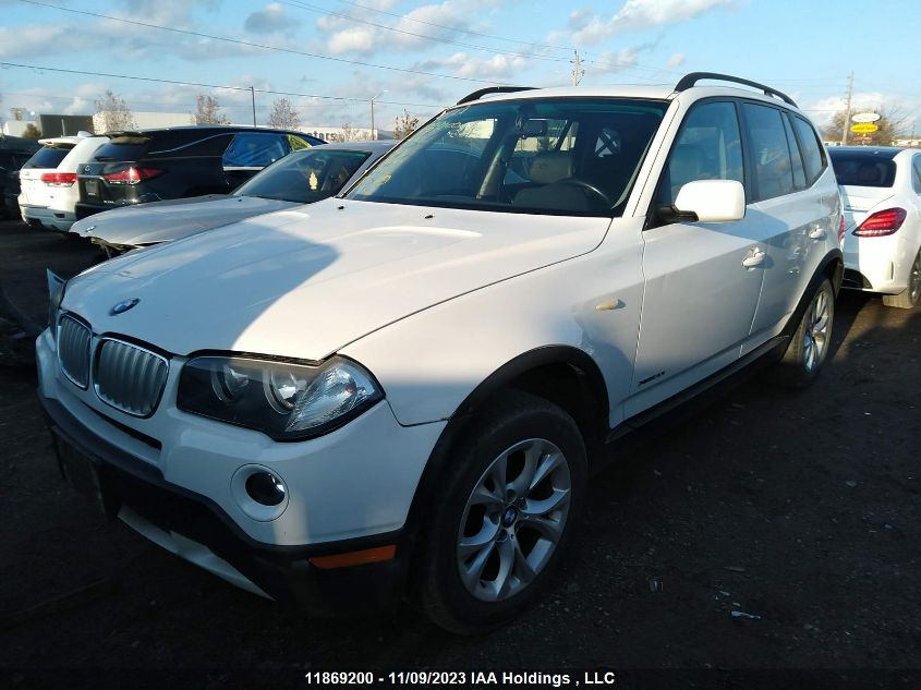 2009 BMW X3 VIN: WBXPC93409WJ30527 Lot: 11869200