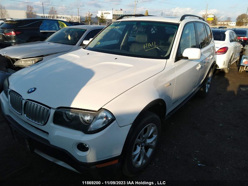 2009 BMW X3 VIN: WBXPC93409WJ30527 Lot: 11869200