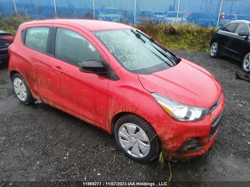 2017 Chevrolet Spark VIN: KL8CA6SA0HC795069 Lot: 50896284