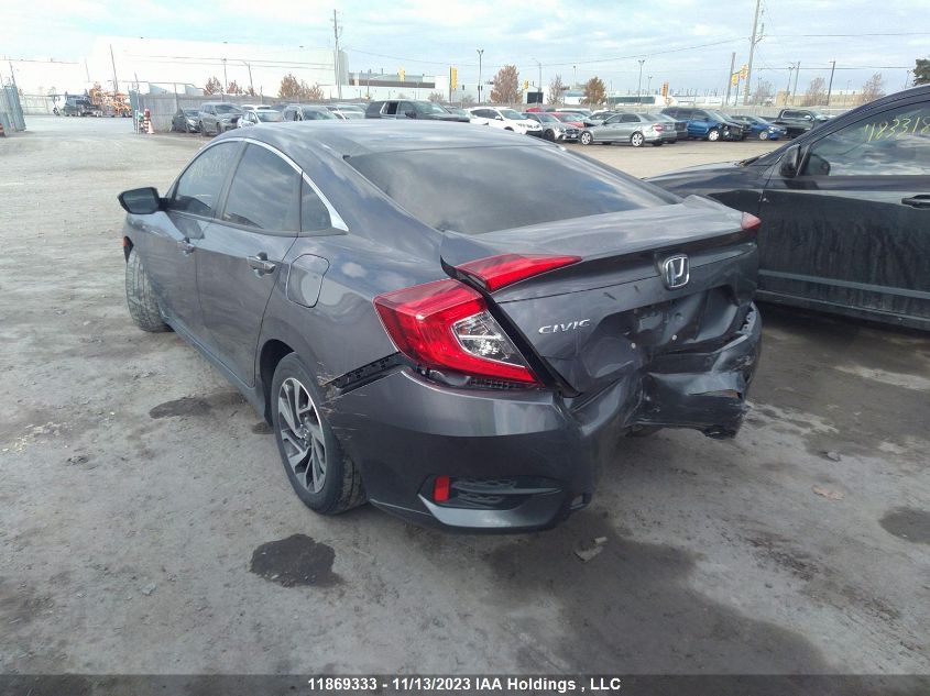 2018 Honda Civic Ex VIN: 2HGFC2F81JH022100 Lot: 11869333