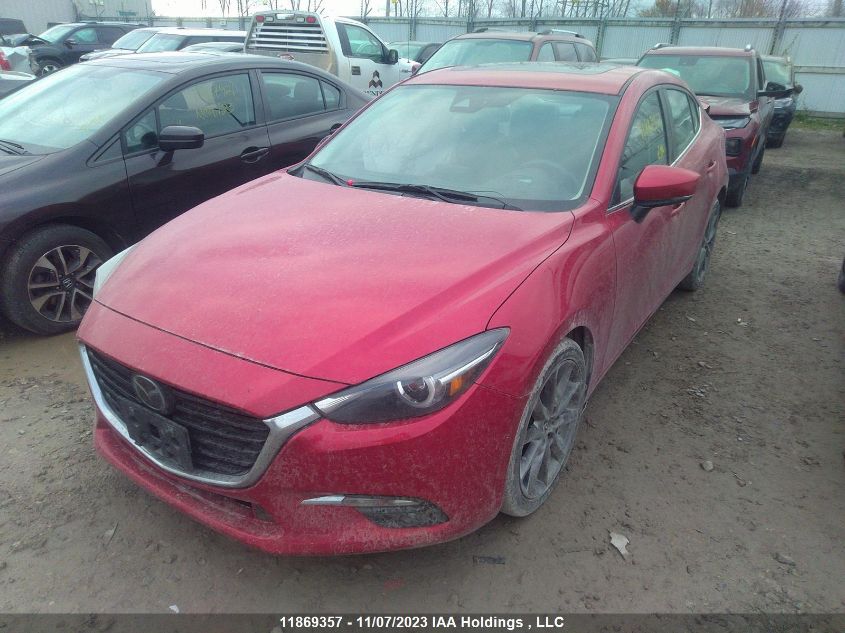 2018 Mazda 3 Mazda Gt VIN: JM1BN1W34J1158239 Lot: 11869357