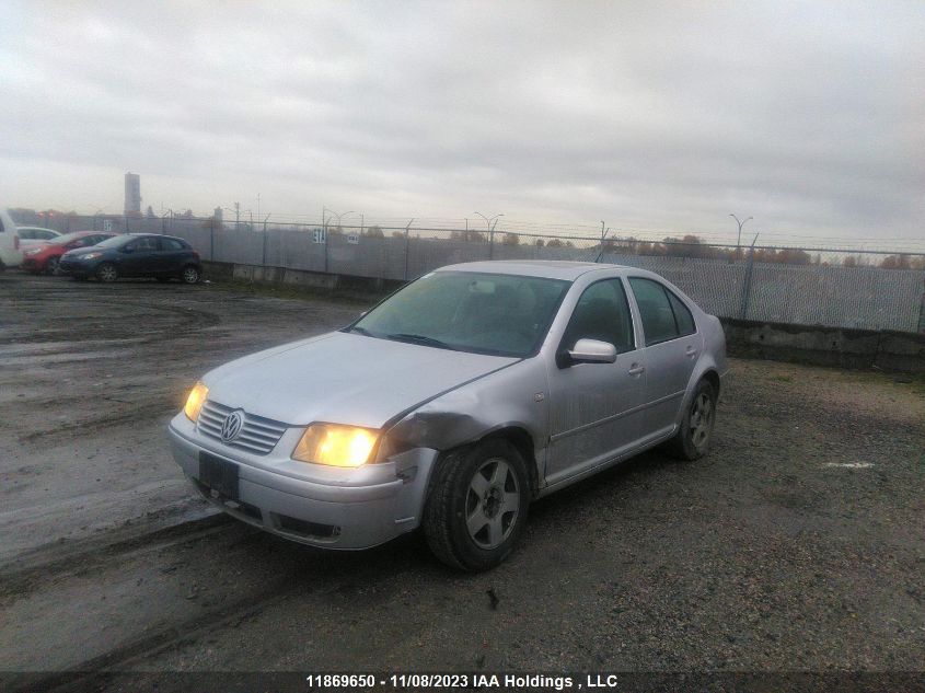 2000 Volkswagen Jetta Gls VIN: 3VWSF29M2YM162811 Lot: 11869650