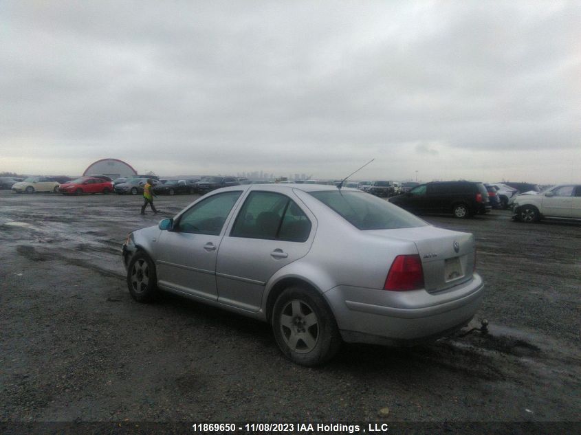 2000 Volkswagen Jetta Gls VIN: 3VWSF29M2YM162811 Lot: 11869650