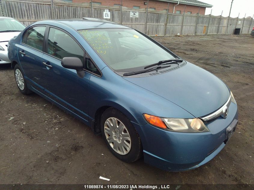 2008 Honda Civic Dx VIN: 2HGFA16278H025749 Lot: 11869874