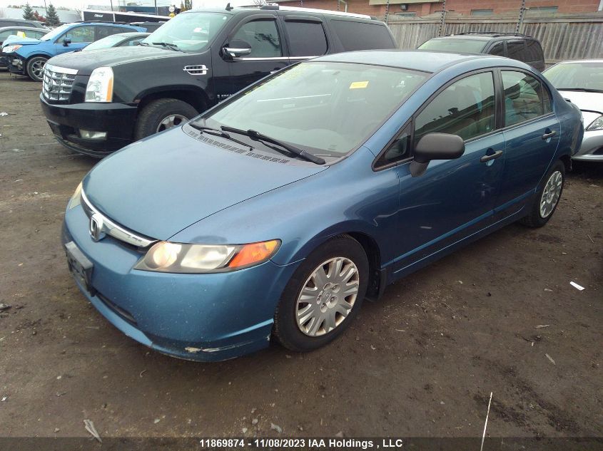 2008 Honda Civic Dx VIN: 2HGFA16278H025749 Lot: 11869874