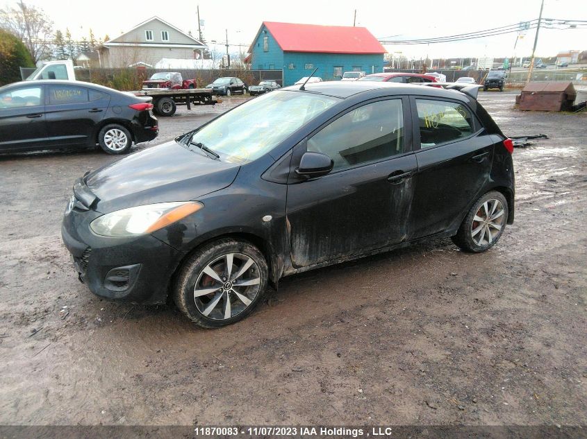 2011 Mazda Mazda2 VIN: JM1DE1HY2B0105340 Lot: 11870083