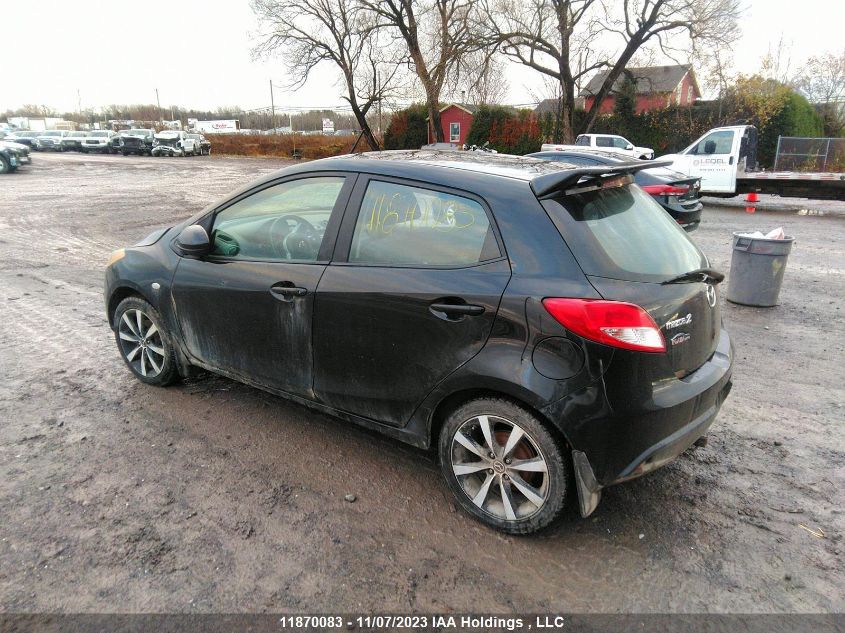 2011 Mazda Mazda2 VIN: JM1DE1HY2B0105340 Lot: 11870083