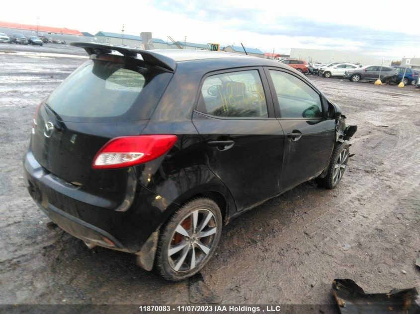 2011 Mazda Mazda2 VIN: JM1DE1HY2B0105340 Lot: 11870083