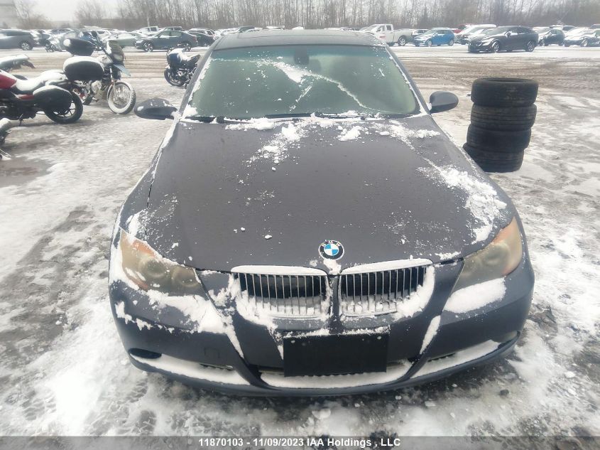 2006 BMW 330I VIN: WBAVB33506KS36876 Lot: 11870103