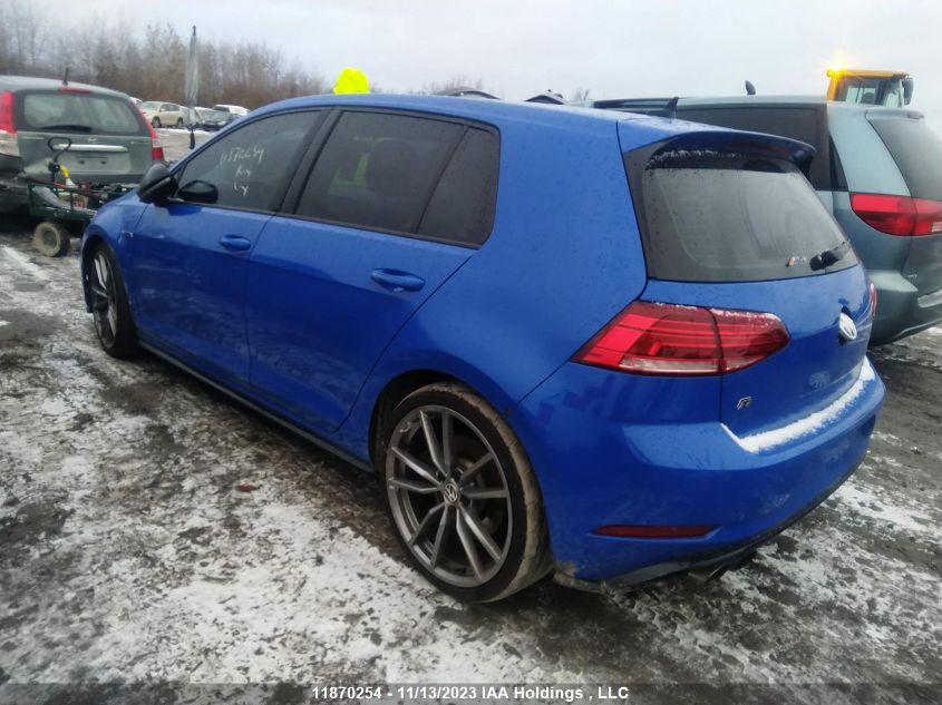 2018 Volkswagen Golf R VIN: WVWWF7AUXJW214074 Lot: 11870254