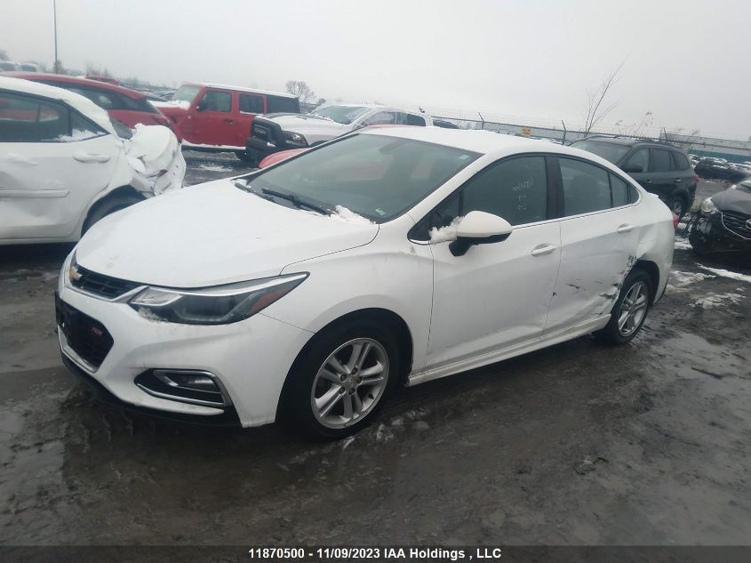 2016 Chevrolet Cruze Lt VIN: 1G1BE5SMXG7284545 Lot: 11870500