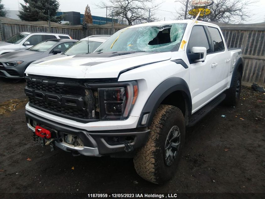 2022 Ford F-150 Raptor VIN: 1FTFW1RG8NFB38162 Lot: 11870959