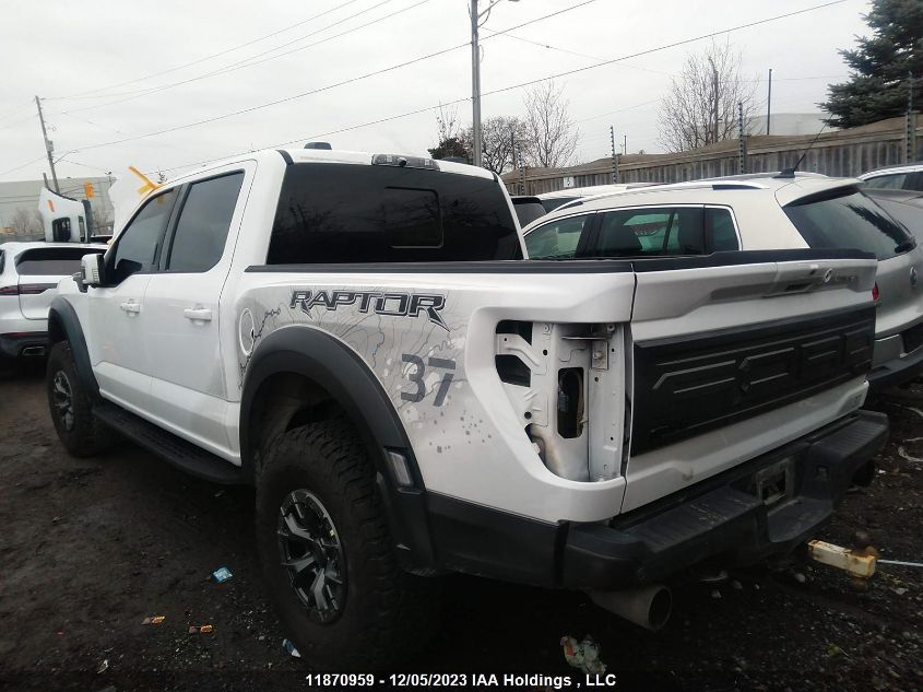 2022 Ford F-150 Raptor VIN: 1FTFW1RG8NFB38162 Lot: 11870959