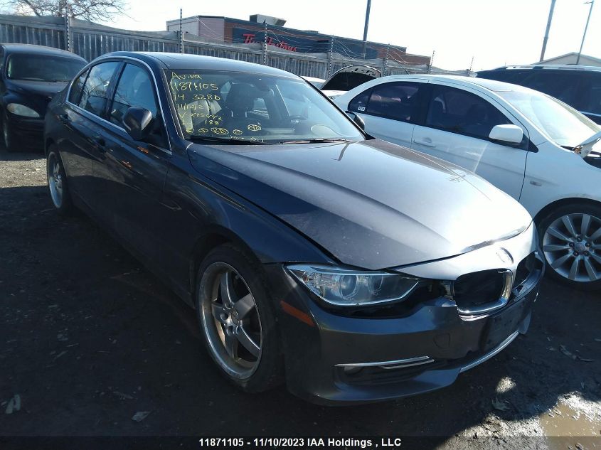 2014 BMW 3 Series 328D xDrive VIN: WBA3D5C56EKX95442 Lot: 11871105