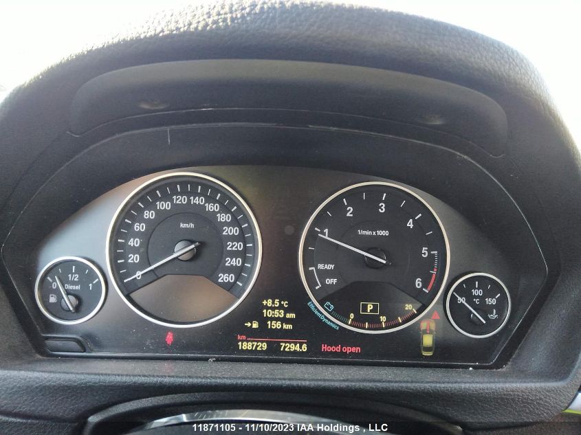 2014 BMW 3 Series 328D xDrive VIN: WBA3D5C56EKX95442 Lot: 11871105