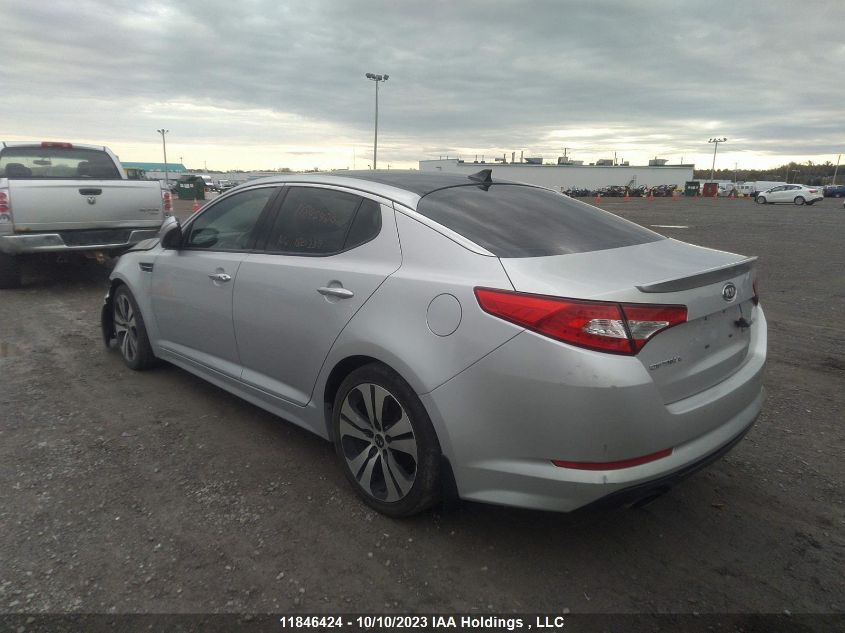 2011 Kia Optima Turbo Sx VIN: KNAGR4A62B5180339 Lot: 11846424X