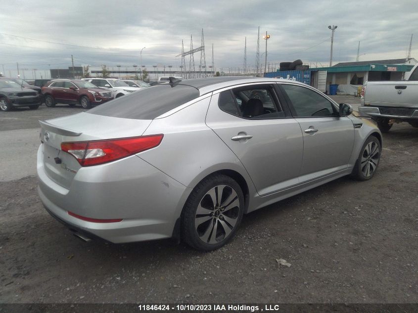 2011 Kia Optima Turbo Sx VIN: KNAGR4A62B5180339 Lot: 11846424X