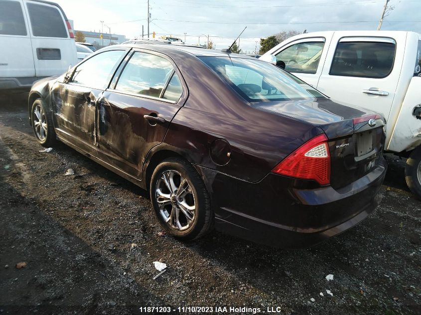 2012 Ford Fusion Se VIN: 3FAHP0HA7CR352451 Lot: 11871203