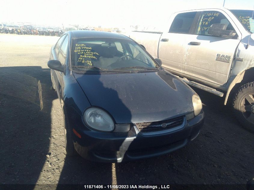 2002 Chrysler Neon Le VIN: 1C3ES46C12D610790 Lot: 11871406