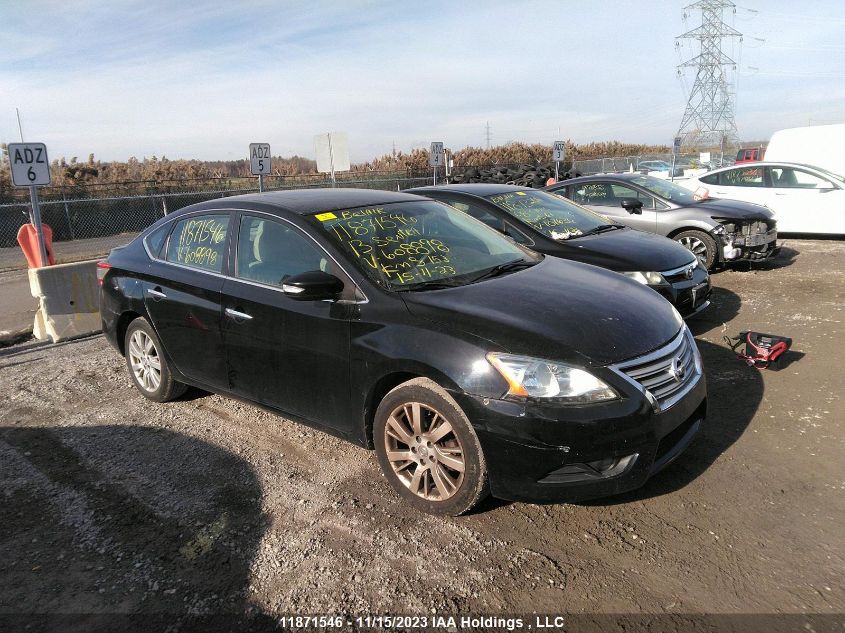 2013 Nissan Sentra Sl VIN: 3N1AB7AP3DL608898 Lot: 11871546