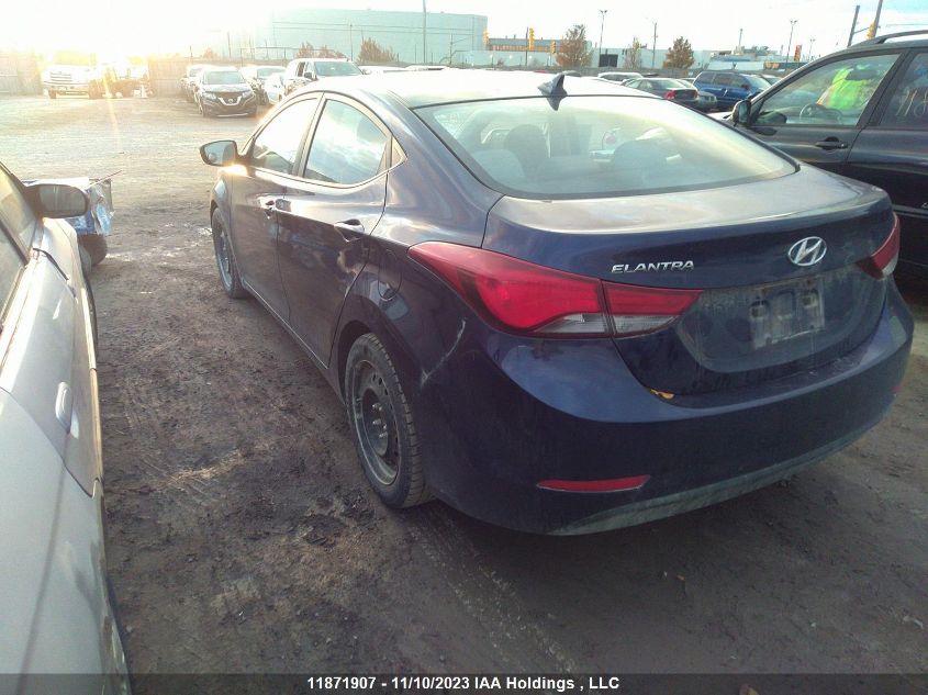 2014 Hyundai Elantra Gl VIN: 5NPDH4AEXEH470459 Lot: 11871907