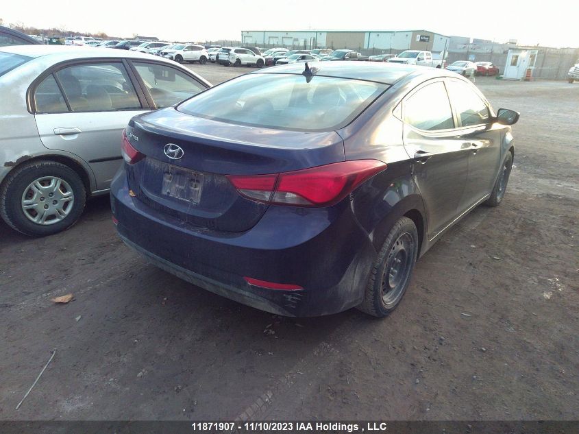 2014 Hyundai Elantra Gl VIN: 5NPDH4AEXEH470459 Lot: 11871907