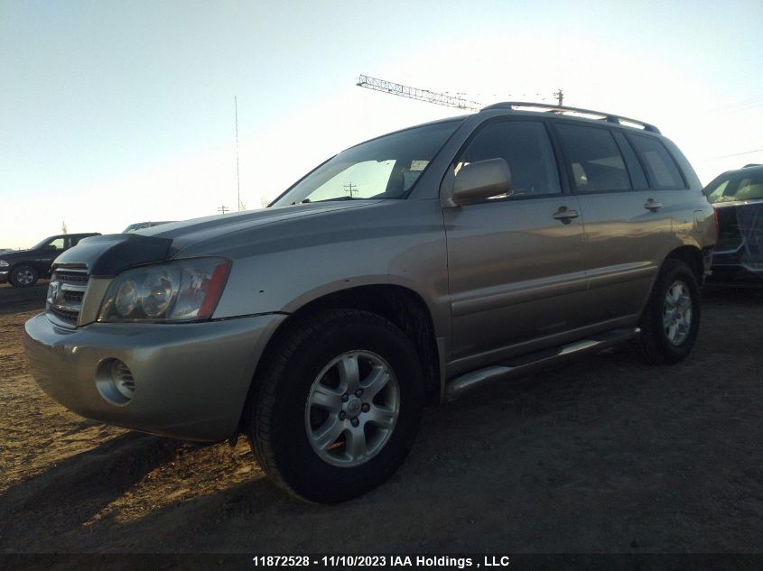 2003 Toyota Highlander VIN: JTEHF21A330100582 Lot: 11872528