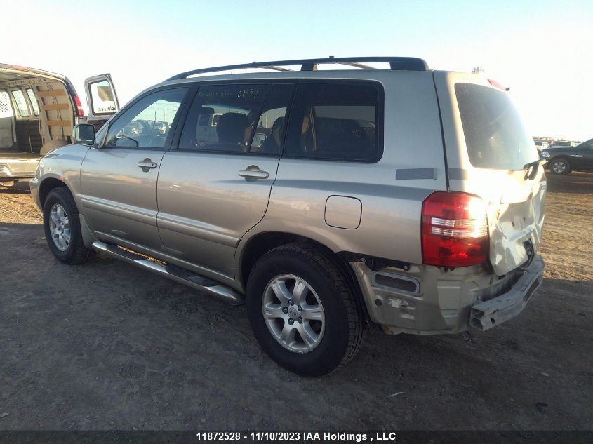 2003 Toyota Highlander VIN: JTEHF21A330100582 Lot: 11872528