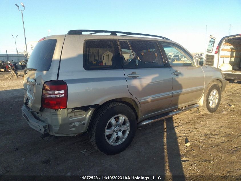 2003 Toyota Highlander VIN: JTEHF21A330100582 Lot: 11872528