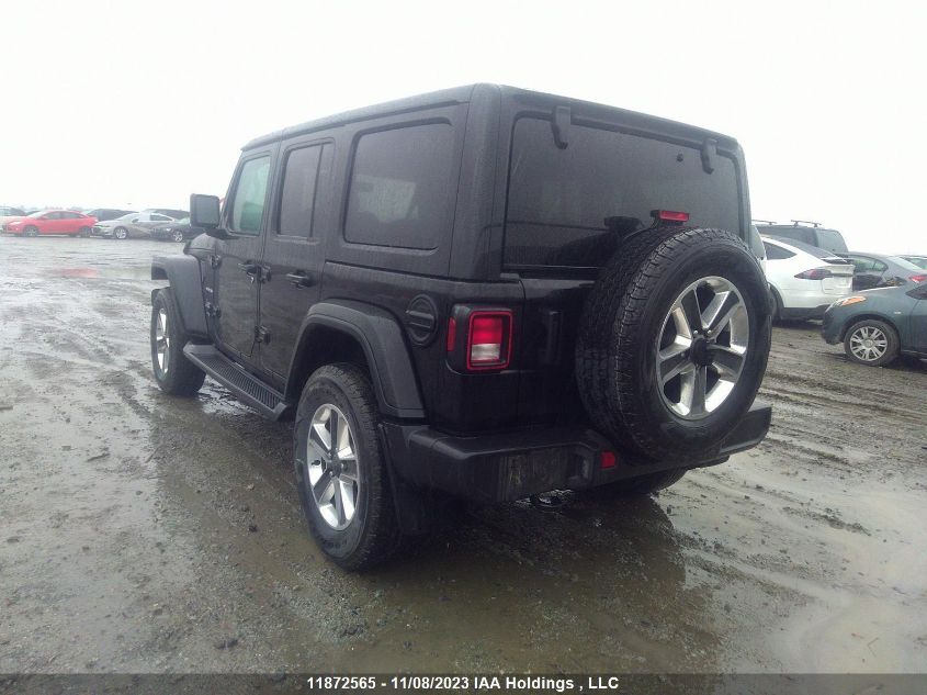 2021 Jeep Wrangler Unlimited Sahara VIN: 1C4HJXEN0MW830445 Lot: 11872565