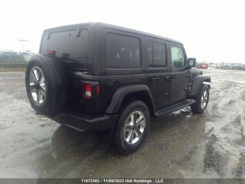 2021 Jeep Wrangler Unlimited Sahara VIN: 1C4HJXEN0MW830445 Lot: 11872565